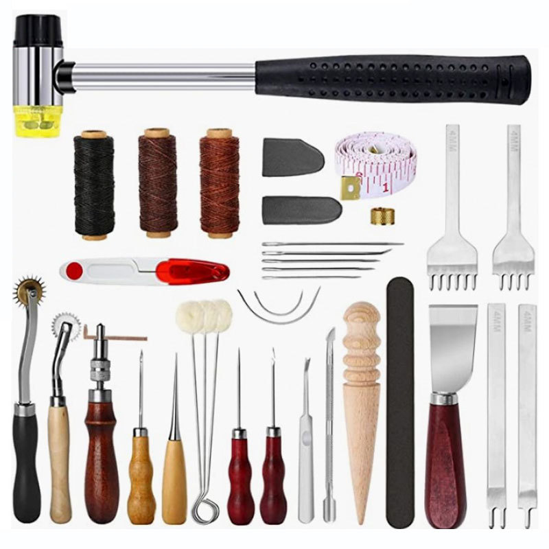 Groover Stitching Tool - Peralatan Kerajinan Kulit, Perlengkapan Jahit Tangan